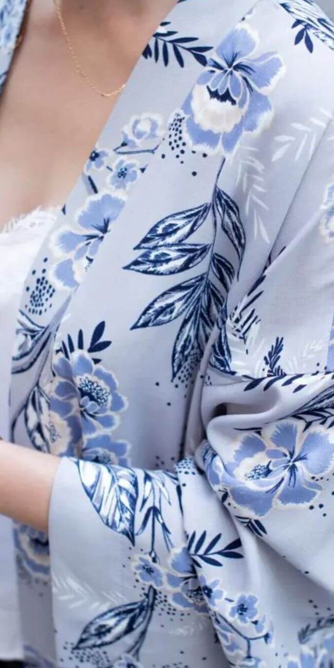 Kimono nähen kostenlos LIKA ohne Schnittmuster Onlinenähkurs 5