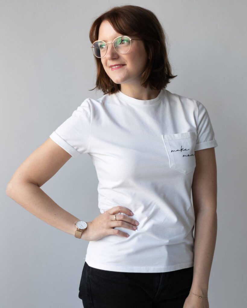 Online Naehkurs T-Shirts naehen Tasche auf T-Shirt
